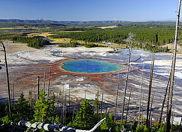 Grand Prismatic Spring, Yellowstone National Park, Wyoming, United States of America