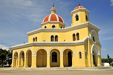 Chapel on Colon Cemetery, Cementerio Cristobal Colon, named after Christopher Columbus, Havana, Cuba, Caribbean