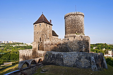 B&dzin Castle, B&dzin, Silesia, Poland, Europe