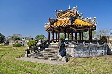 Pavilion, Hoang Thanh Imperial Palace, Forbidden City, Hue, UNESCO World Heritage Site, Vietnam, Asia