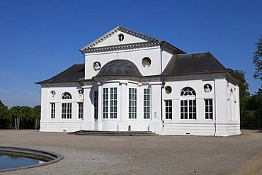 Theater, Chateau de Seneffe, Seneffe, Hainaut province, Wallonia, Belgium, Europe