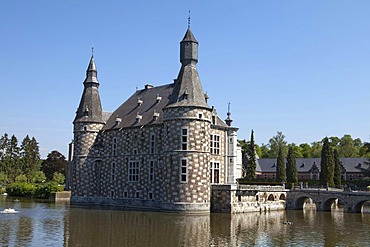 Chateau Jehay palace, 16th century, Huy, Liege, Belgium, Europe