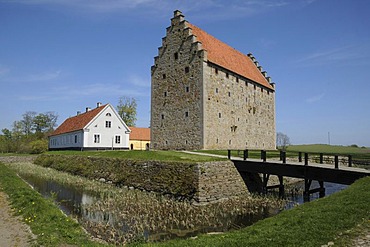 Medieval Glimmingehus castle, Simrishamn Municipality, Scania, southern Sweden, Europe