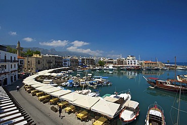 Harbour of Girne or Kyrenia, Northern Cyprus, Cyprus