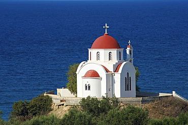 Nea Mirtos church, south coast, Crete, Greece, Europe