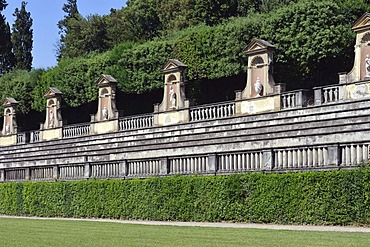 The amphitheater in the Boboli Gardens in Florence, Tuscany, Italy, Europe