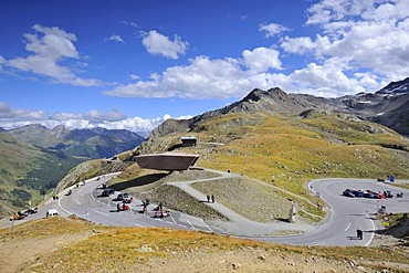 Pass Museum at the crest of Timmelsjoch High Alpine Road, 2509m, Oetztal Valley, Tyrol, Austria, Europe