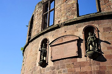 Heidelberg Castle, Heidelberg, Neckar valley, Baden-Wuerttemberg, Germany, Europe