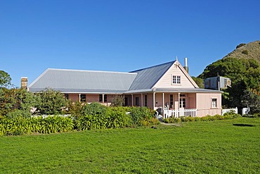 Museum in the historic Fyffe House, whalers' house from 1842, New Zealand Historic Places Trust, Kaikoura Peninsula, South Island, New Zealand