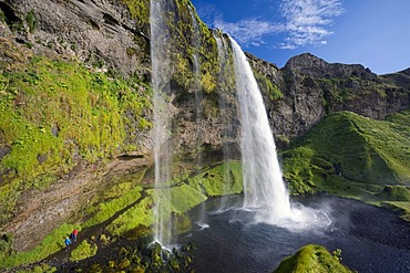 Seljalandsfoss waterfall, southern Iceland, Europe