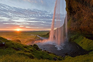 Seljalandsfoss waterfall, southern Iceland, Europe