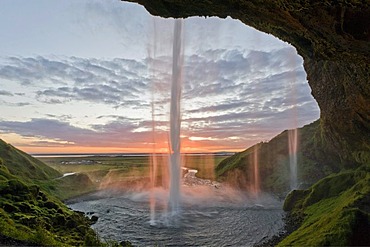 Seljalandsfoss waterfall, southern Iceland, Europe