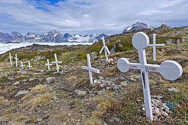 Cemetery, Kulusuk, East Greenland, Greenland