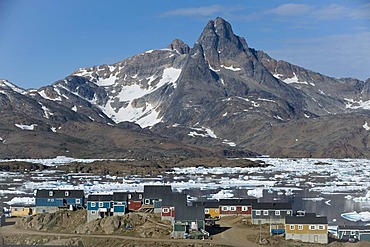 Town of Tasiilaq, also known as Ammassalik, East Greenland, Greenland