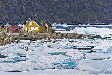 Drift ice, Kulusuk, East Greenland, Greenland