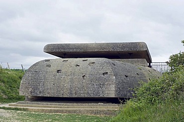 Atlantic Wall, D-Day, German command post, fire control station at Longues sur Mer, Normandy, France, Europe