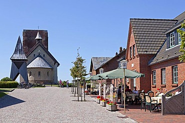 Alte Kirche St. Salvator church, Pellworm, North Friesland, Schleswig-Holstein, Germany, Europe, PublicGround