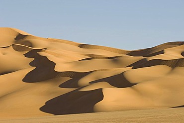 Sand dunes, Erg Awbari, Sahara desert, Fezzan, Libya, North Africa