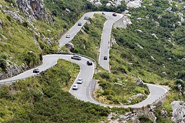 Road to Sa Calobra, Majorca island, Balearic Islands, Spain, Europe