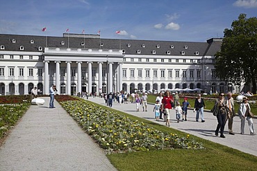 The Electoral Palace during the Bundesgartenschau, Federal Garden Festival, BUGA 2011, Koblenz, Rhineland-Palatinate, Germany, Europe