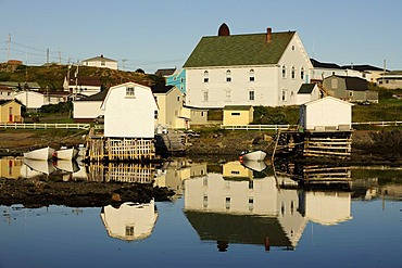 Houses and harbour of Twillingate, Newfoundland, Canada, North America