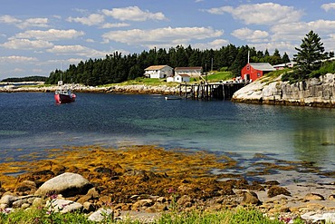 Atlantic coast in the Margarets Bay, Nova Scotia, Canada