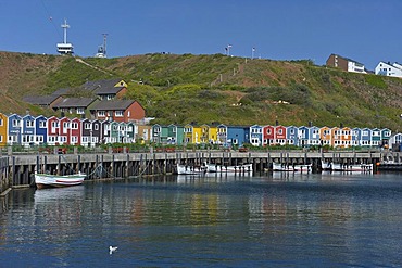 Port of Helgoland island, Schleswig-Holstein, Germany, Europe