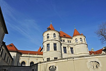 Adjacent buildings, Bavarian National Museum, Prinzregentenstrasse 3, Munich, Bavaria, Germany, Europe