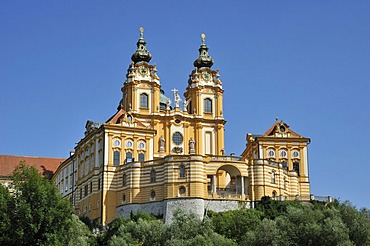 Melk Abbey or Stift Melk, UNESCO World Heritage Site, Lower Austria, Austria, Europe