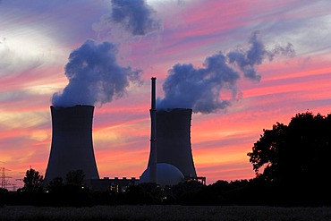 Grafenrheinfeld Nuclear Power Plant, Lower Franconia, Bavaria, Germany, Europe