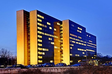 Vattenfall-Haus office building on the Ueberseering in the City Nord quarter in Winterhude, Hamburg, Germany, Europe