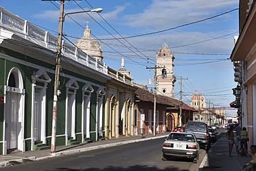 Restored colonial architecture, Granada, Nicaragua, Central America