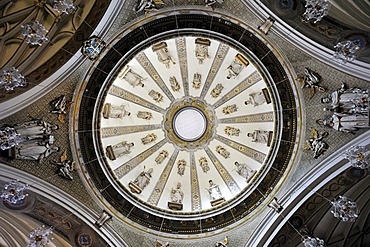 Dome of the church of the Dominican convent of Nuestra Senora del Rosario, Lima, UNESCO World Heritage Site, Peru, South America