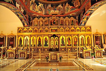 Russian Orthodox church of Arcangel San Miguel, near Altea, Costa Blanca, Spain, Europe