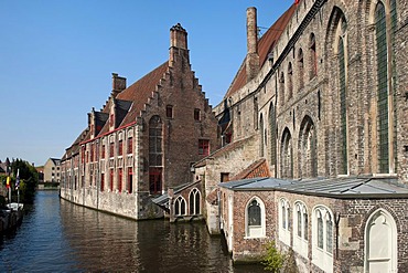 Former Sint-Jan-Hospital, St. John's Hospital, historic centre of Bruges, Unesco World Heritage Site, Belgium, Europe