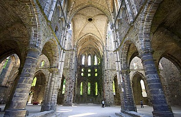 Ruins of the Cistercian Villers Abbey, Villers-la-Ville, Brabant province, Wallonia, Belgium, Europe