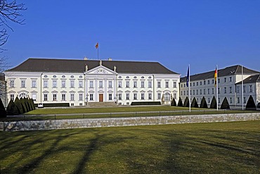 Schloss Bellevue Palace, seat of the German Federal President, Berlin, Germany, Europe