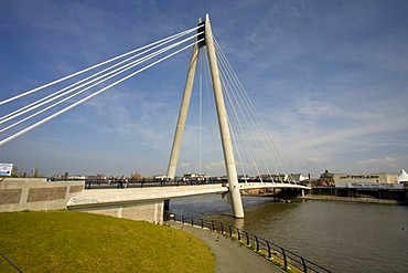 Southport Marine Way Bridge, Merseyside, England, United Kingdom, Europe