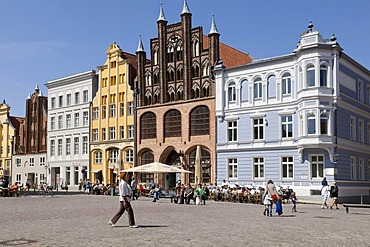 Alter Markt square, Stralsund, Mecklenburg-Vorpommern, Germany, Europe