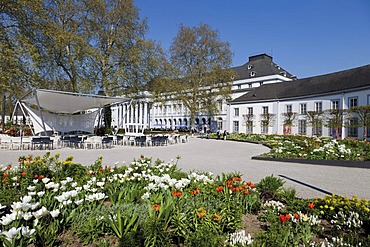 Flowerbed in front of the Electoral Palace, Bundesgartenschau, BUGA 2011, federal garden show, Koblenz, Rhineland-Palatinate, Germany, Europe