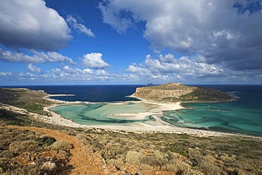 Balos Beach, Gramvousa Peninsula, Crete, Greece, Europe