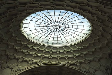 Light dome, cupola, Ludwig-Maximilians-Universitaet university, 1840, Geschwister-Scholl-Platz 1, Munich, Bavaria, Germany, Europe