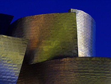 Guggenheim Museum by architect Frank O. Gehry, Bilbao, Biscay Province, Basque Country, North Spain, Europe