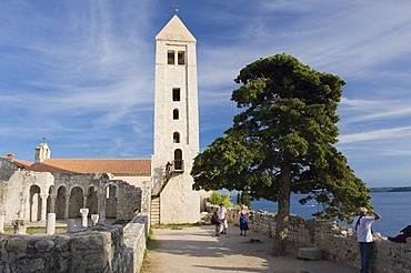 Church of Sveti Ivan Krstitelj, Rab, Rab island, Kvarner Gulf, Croatia, Europe