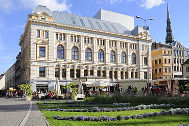 Russian theater, Livu Square, Riga, historic centre, Latvia, Baltic States, Northern Europe