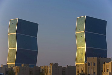 Zig-Zag Towers, Doha, Qatar, Arabian Peninsula, Middle East