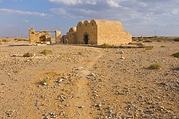 Quasayr Amra, Qusair 'Amra, Little Palace at Amra, castle, fortress, Jordan, Middle East, Asia