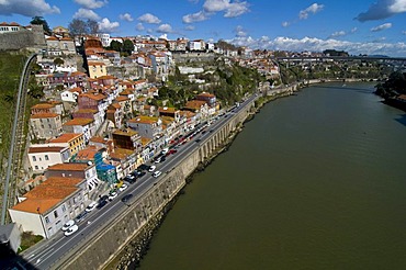 City view with the Rio Douro river, Porto, Portugal, Europe