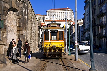 Carriage of a tram, Porto, Portugal, Europe