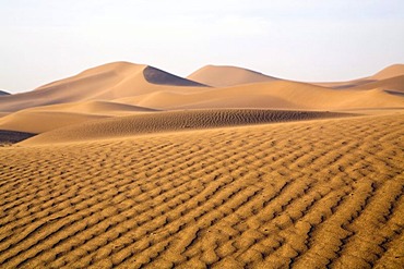 Sand dunes of Erg Chegaga, Sahara Desert near Mhamid, Morocco, Africa